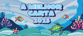 CTT- Concurso a Melhor Carta 2025 - Oceano com peixes , estrelas do mar, algas  e tartarugas